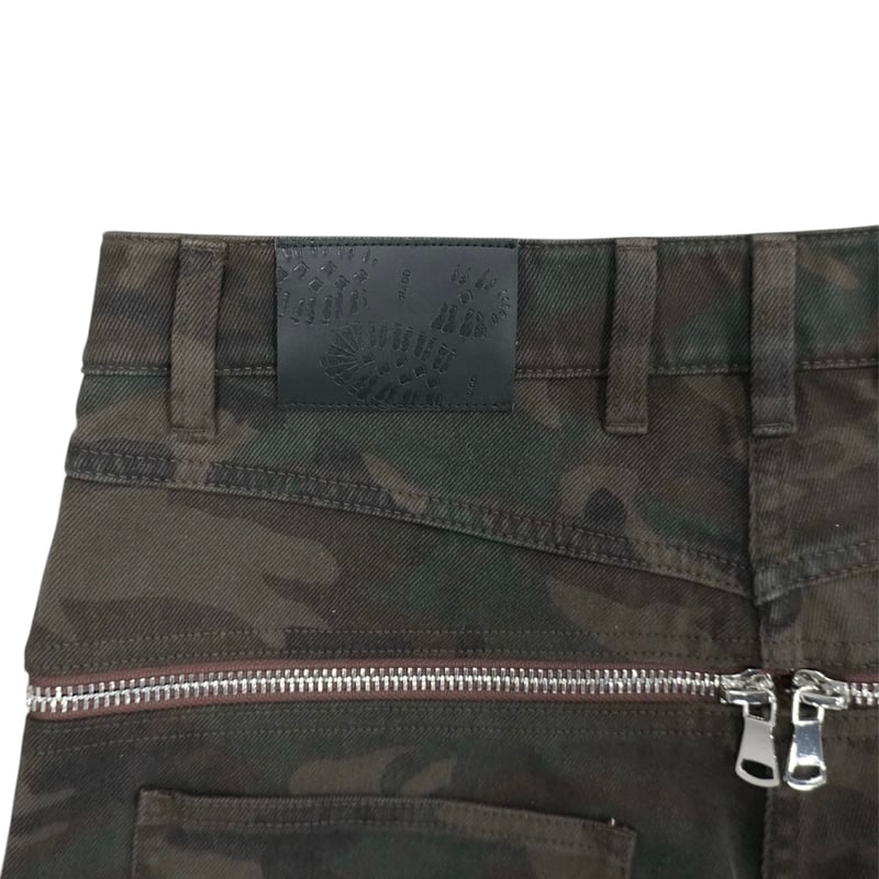 GOAR】ZIPPER WAIST PANTS CAMO | AURUM