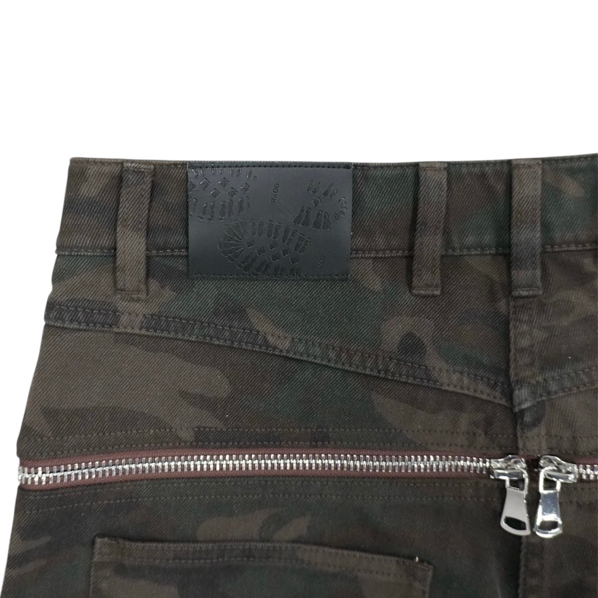 GOAR】ZIPPER WAIST PANTS CAMO | AURUM