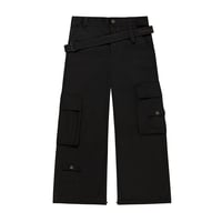 【MADFRENZY】BELTED CARGO PANTS