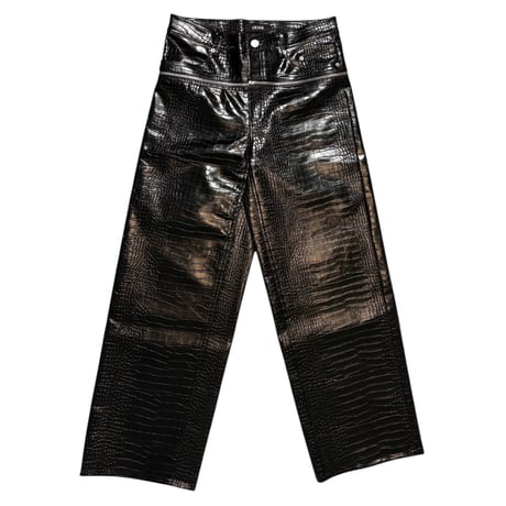 goar.archive RED CROCO ZIPPER PANTS 新品 CATEGORY PANTS | AURUM