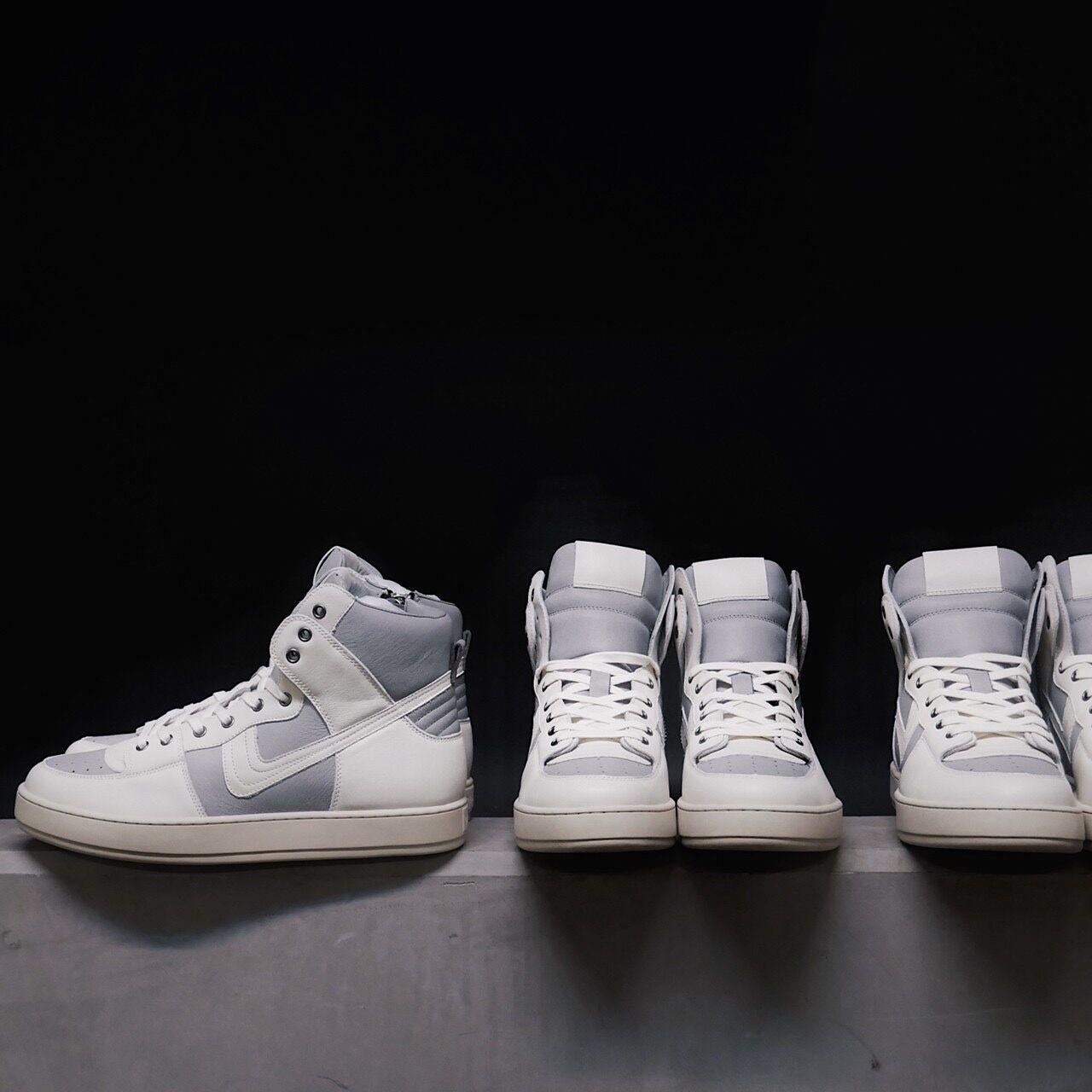 plessume SLAM HIGH スラム ハイ ホワイト×ブラック PLESSUME】SLAM HIGH 002 SNEAKER | AURUM