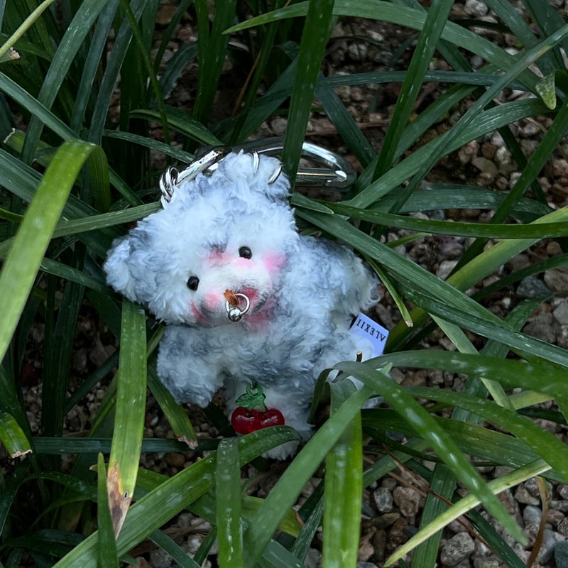 テディベア ハンドメイド ai bear 紅茶染め 手のひらサイズ 11.5㎝ テディベア ハンドメイド ai bear 紅茶染め 手のひらサイズ 11.5