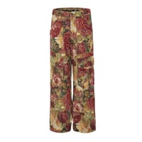 GOAR】ZIPPER WAIST PANTS CROC BLACK | AURUM