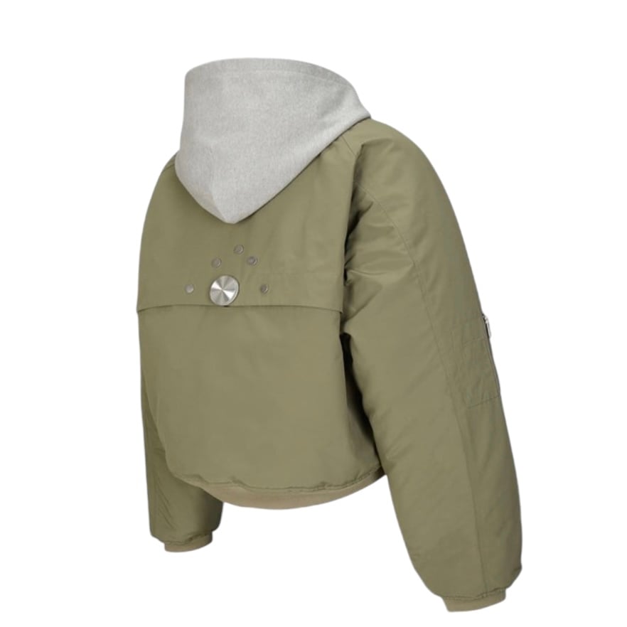 SIDE SERVICE】MAGNETIC SNAIL BOMBER KHAKI | AURUM