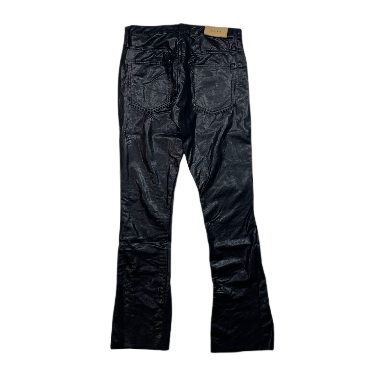 DARK KNIGHT LEATHER JEANS Cozy mnml - デニム/ジーンズ