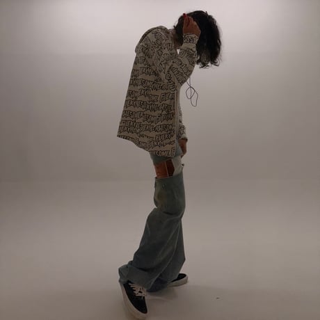 【GOAR】ZIPPER WAIST DENIM BLUE