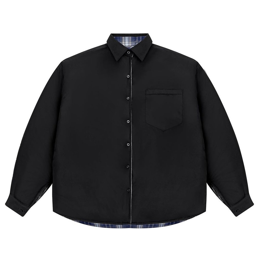 NON.EXPECT】REVERSIBLE CHECKED PADDED SHIRT | A