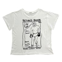 【LOST TOWN SUPPLY】RETIRED BOXER T-SHIRT WHITE