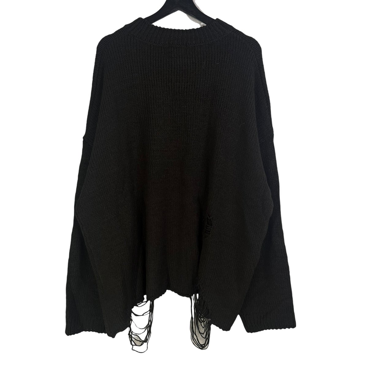 P.O.S】OVERSIZE DAMAGE KNIT | AURUM