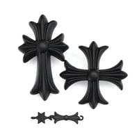 【FAKE HEART】ALL IN ONE CROSS PUZZLE CHAIN BLACK