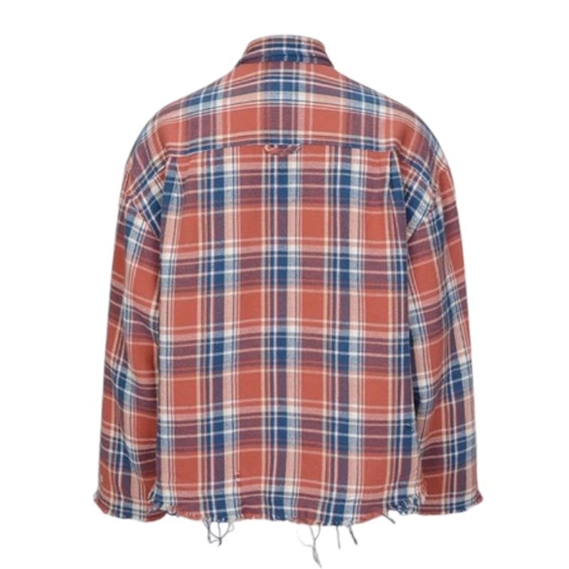 SIDE SERVICE】JAPANESE FLANNEL SHIRT JAKCET PIN