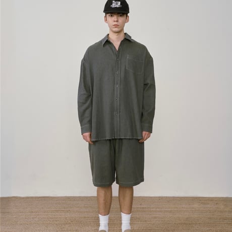 【HONO REPORT】EASY HALF PANTS FADED DENIM