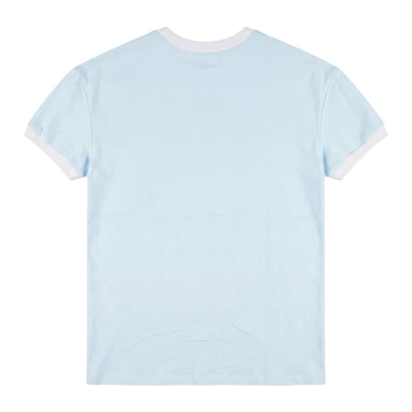 【P.O.S】RINGER PRINT TEE SKY