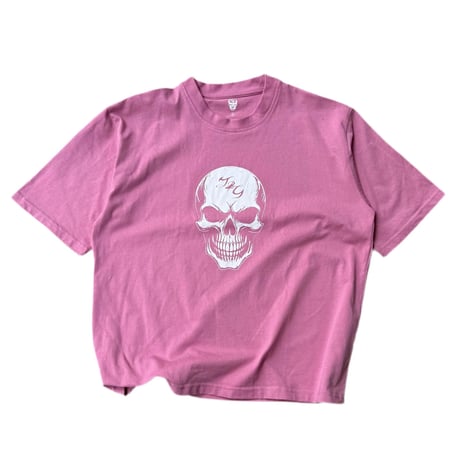 【LONCHO FACTORY】× HARD2FIND SKULL TEE PINK