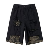 【P.O.S】REBUILD CARGO SHORT PANTS BLACK