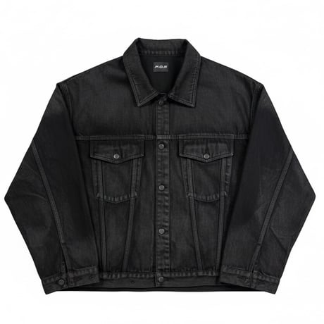 【P.O.S】COATING OVERFIT DENIM JACKET