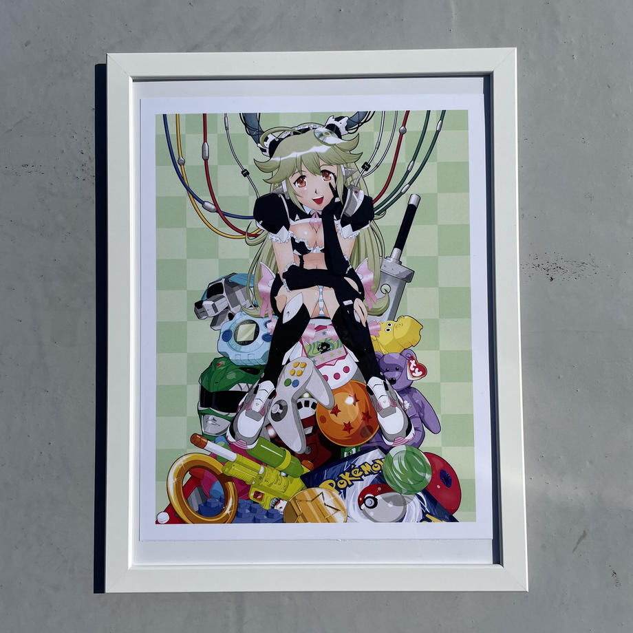 ラスタファリ　ポスター　額縁付 ラスタファリポスター額縁付