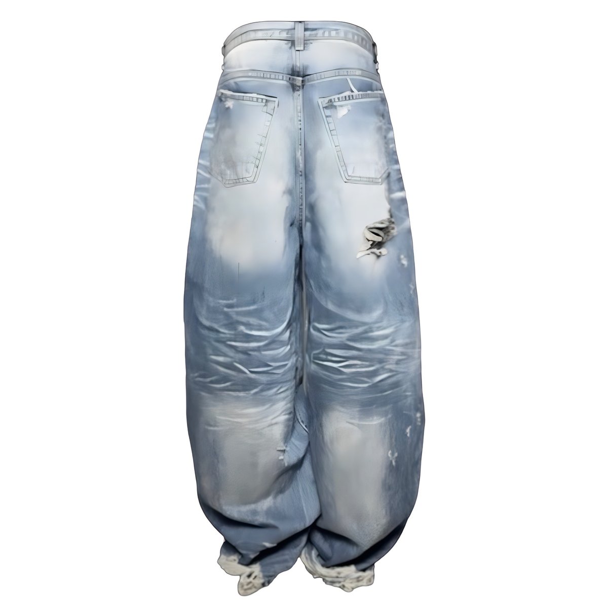 パンツ EMOSTANCECLUB Destroyed flared jeans EMOSTANCECLUB】Destroyed flared jeans - メルカリ
