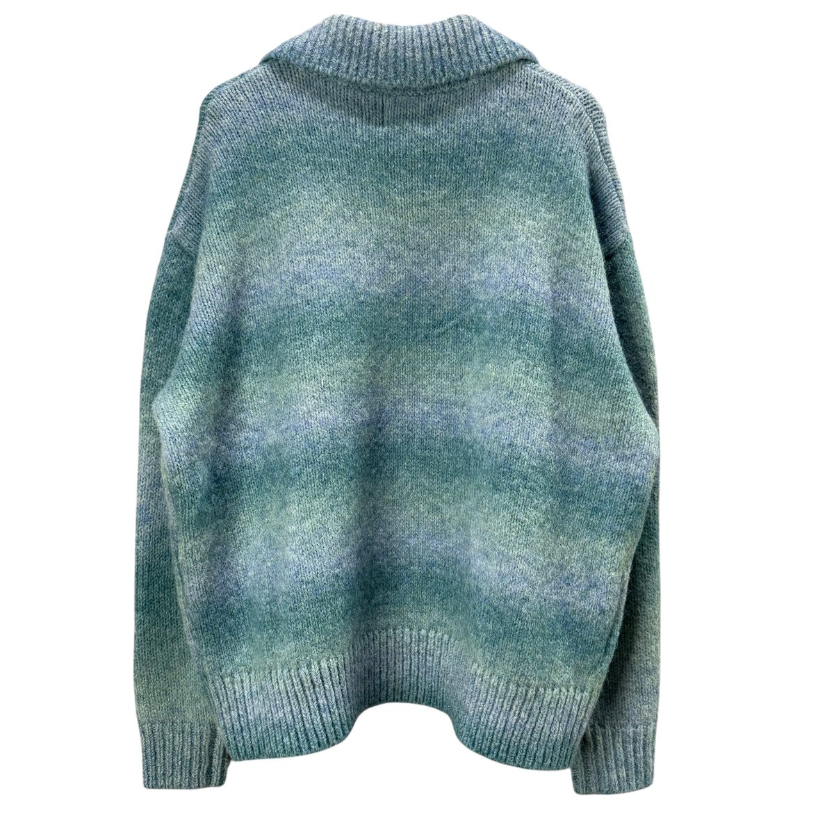 青森山田　ハーフジップ　Ｌ　値下げ中 P.O.S】GRADATION HALF ZIP KNIT | AURUM