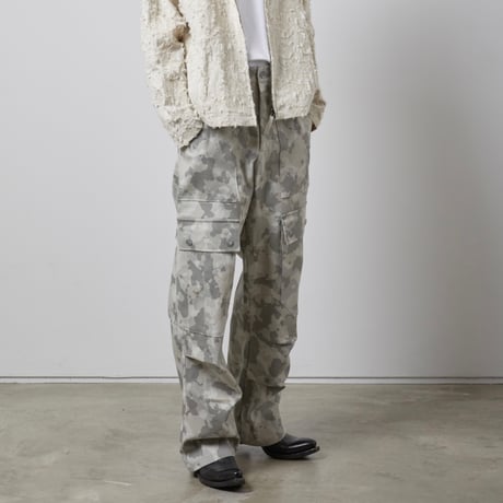 【HONO REPORT】BIG POCKET CARGO PANTS SNOW CAMO