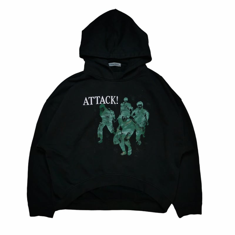 トップス FFFPOSTALSERVICE hoodie FFFPOSTALSERVICE】ATTACK! ROUND HEM HOODIE | AURUM