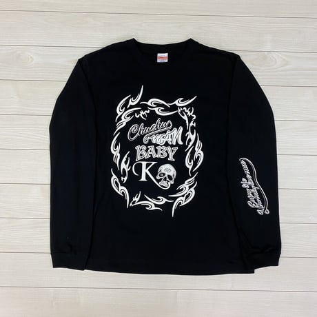 ロングスリーブTシャツ　ブラック