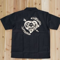 再販✨　ワークシャツ　ブラック