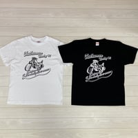 バイクTシャツ　ホワイト　ブラック