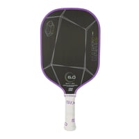 Six Zero Quartz Raw Carbon Fiber 15mm Pickleball Paddle  Amethyst