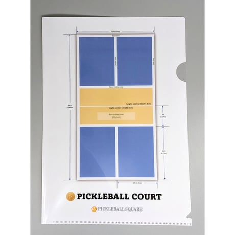 クリアファイル（PICKLEBALL　COURT）