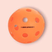 【屋内用】ONIX Fuse Indoor Pickleball（12個セット）Orenge