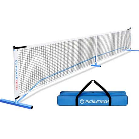AMA SPORT Portable Pickleball Net System Blue（ピックルボール専用ネット）軽量スリムタイプ