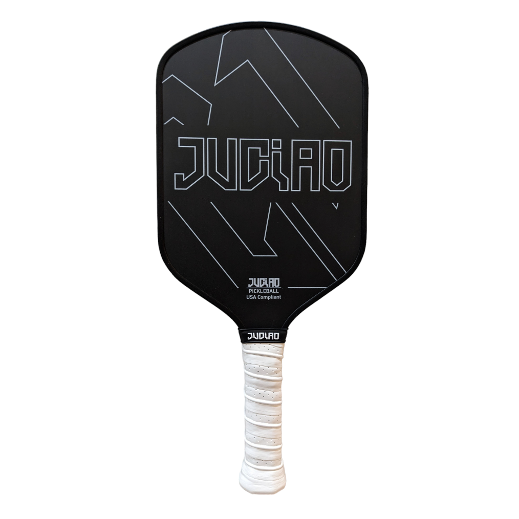 ピックルボール パドル JUCIAO 3KRaw Carbon Fiber 白 ピックルボール