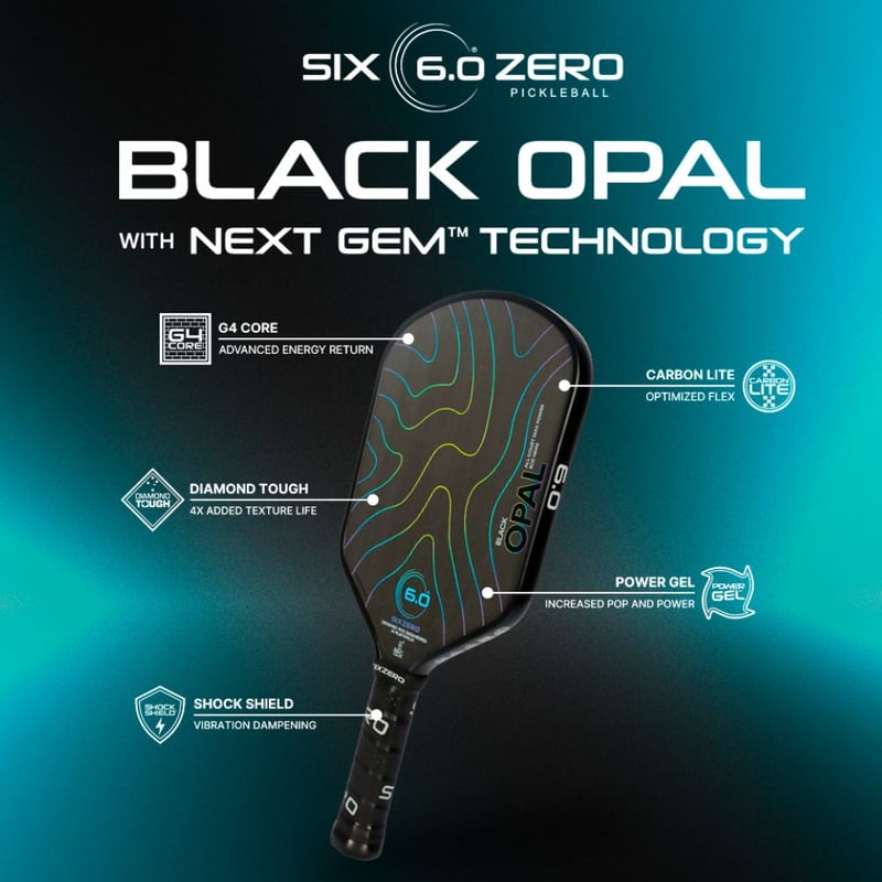 SIX ZERO Black Opal 14mm G4 Foam Core Picklebal