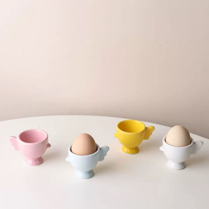 フランス　陶器　エッグカップ　卵　卵置き エッグスタンド エッグカップ たまごカップ たまごケース キッチン