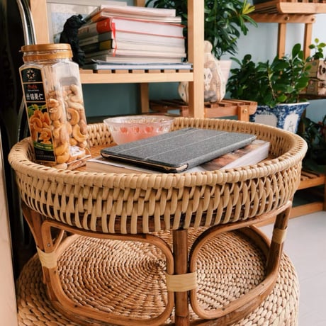 【御値下げ】インテリア　珍しい籐のラック　籐の雑貨 御値下げ】インテリア 珍しい籐のラック 籐の雑貨 ラタン風