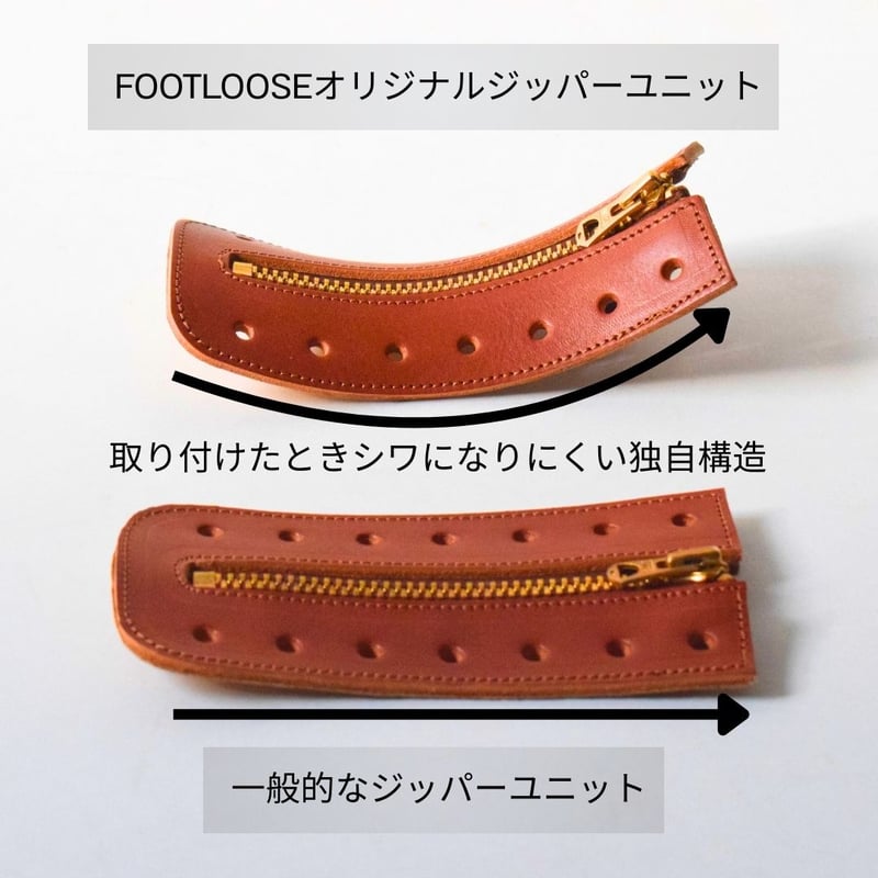 7ホール】ブーツ用カスタムジッパーユニット【レッドウイング875