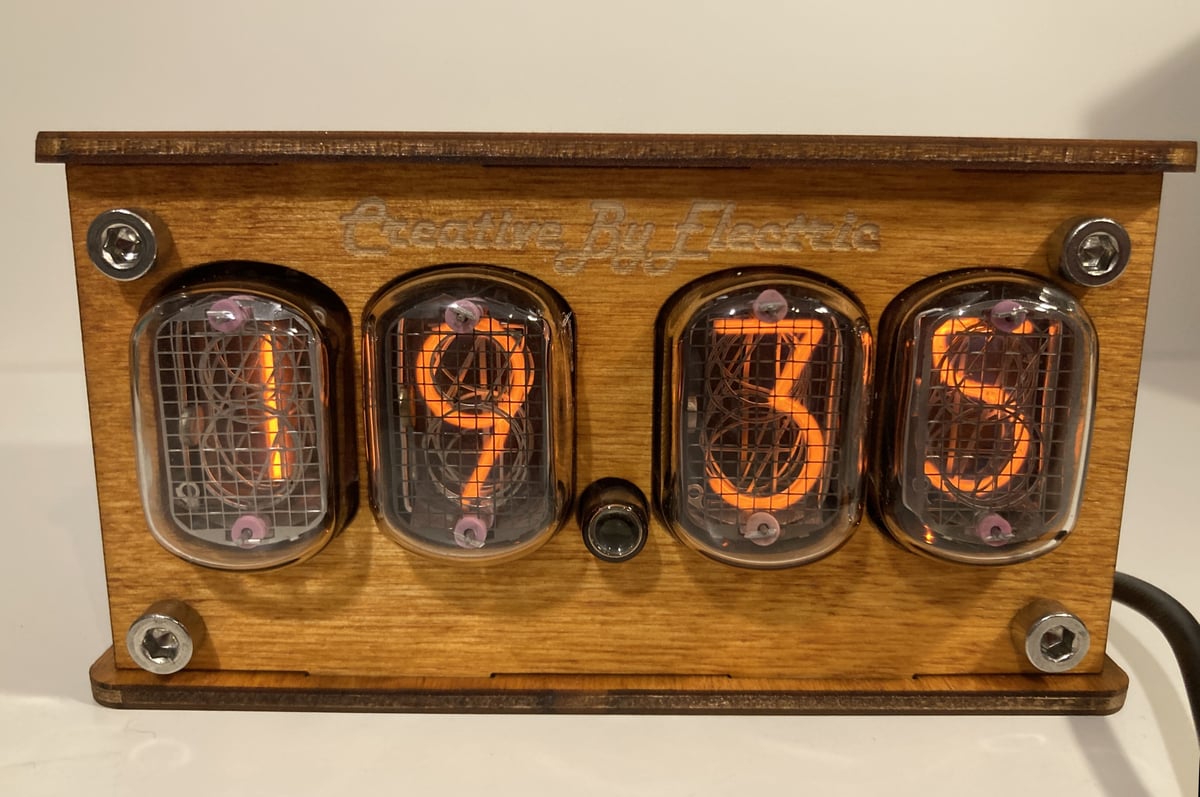 ニキシー管時計 IN-12 4チューブ | Nixie Tube+