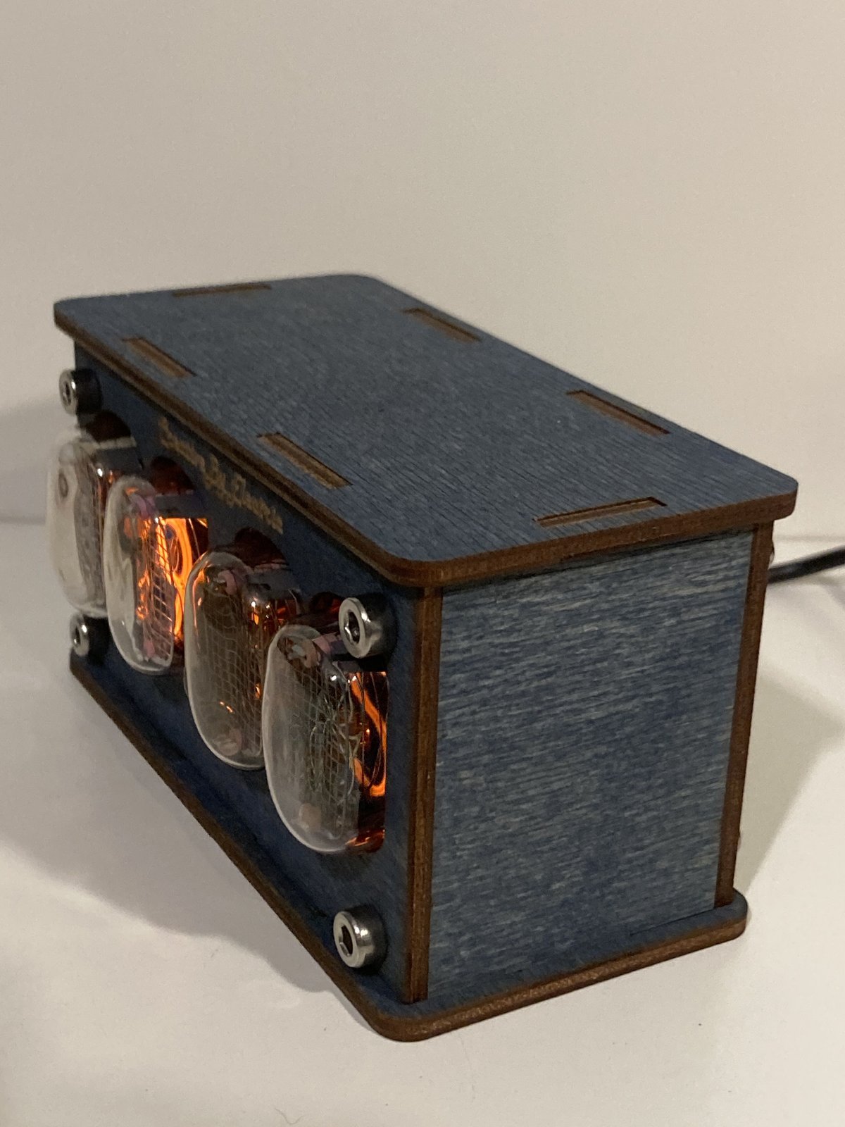 ニキシー管時計 NIXIE CLOCK 4桁 IN-12使用 ニキシー管時計 IN-12 4チューブ | Nixie Tube+