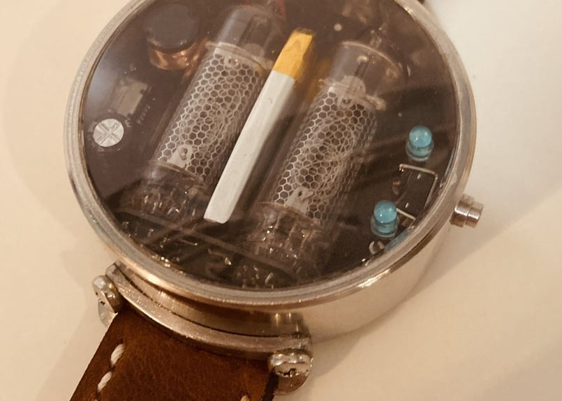 Nixie Tube Watch IN16 Steampunk ニキシー管 腕時計 | Nix Nixie Tube Watch IN16 Steampunk ニキシー管 腕時計 | Nix