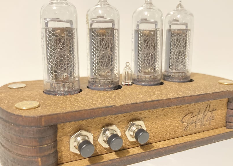 Nixie Tube Clock IN-14 オレンジライト レトロ ヴィンテージ Nixie Tube Clock IN-14 オレンジライト レトロ ヴィンテージ