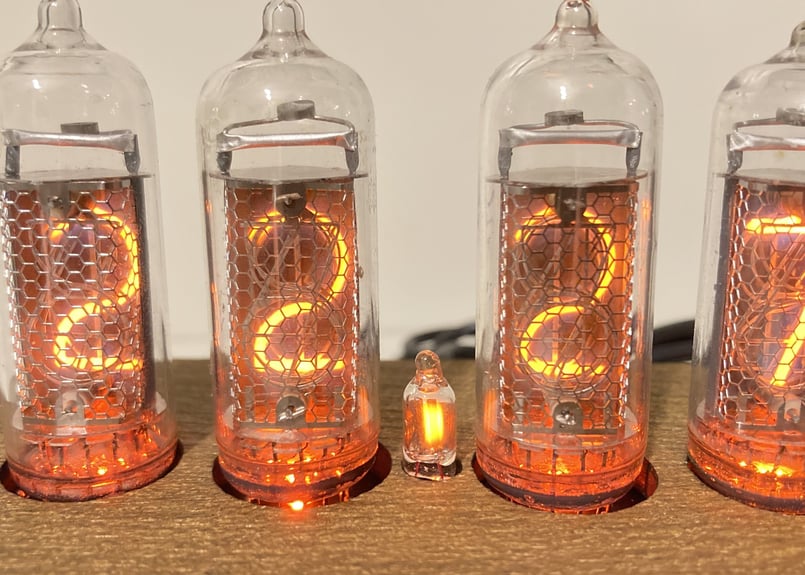 Nixie Clock ME-1 ニキシー管 ニキシー管時計 IN-12 4チューブ | Nixie Tube+