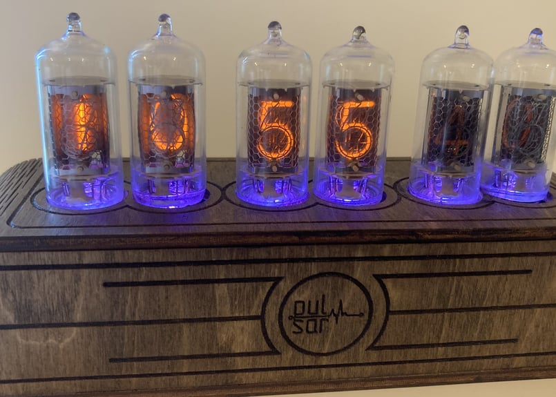 6管仕様】Nixie tube Z570M ニキシー管 時計 【公式通販】