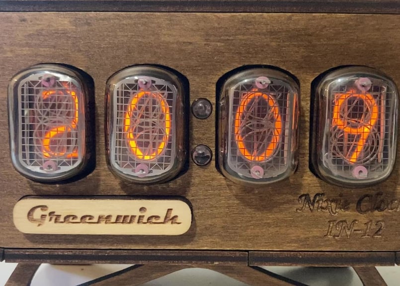 Nixie Tube Clock 4X IN-12, Nixie Tube Clock | N