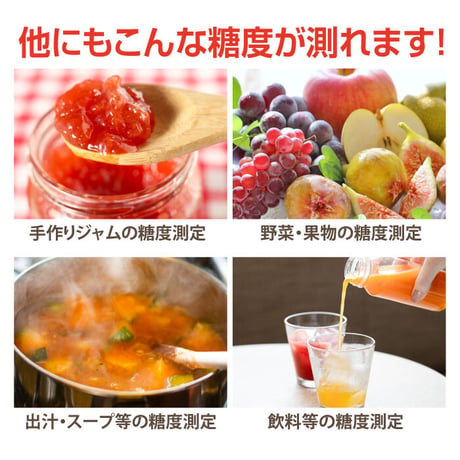 糖度計 デジタル 果樹名人 収納ケース カラビナ付き TKR-1