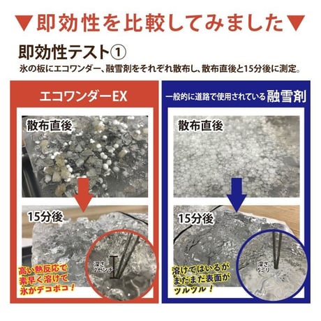 融雪剤 凍結防止剤 10kg エコワンダーEX ECO-10 塩化ナトリウム 塩化カルシウム 環境にやさしい