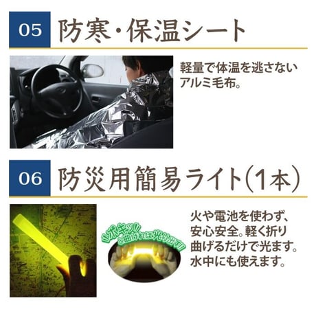 防災グッズ 大雪 渋滞 安心セット 1人分 OJS-5 車用トイレ 保存食