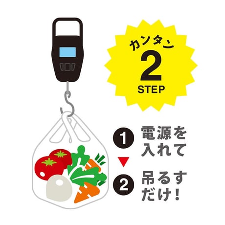 デジタル 吊りばかり 20kg DHS-020 取引証明以外用