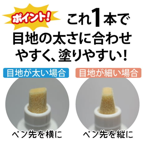 目地 かくしペン ホワイト 浴室 RW-1N キッチン お風呂 カビ 汚れ タイル 防カビ剤配合