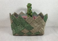 あじろ編みミニバッグ№1